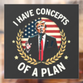 私はトランプの討論会の計画の概念を持っている ウィンドウサイン (シート2)