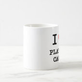 私はトランプを愛します コーヒーマグカップ (中央)