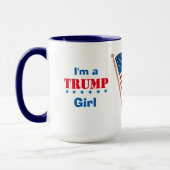私はトランプガールUSA マグカップ (左)
