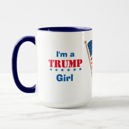 私はトランプガールUSA マグカップ