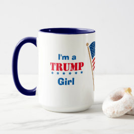私はトランプガールUSA マグカップ