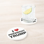 私はトランプ大統領ハートを愛する コースター (側面)
