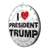 私はトランプ大統領ハートを愛する ダーツボード (正面右)