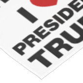 私はトランプ大統領ハートを愛する テーブルクロス (アングル)