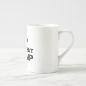 私はトランプ大統領ハートを愛する ボーンチャイナマグカップ (右)