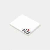 私はトランプ大統領ハートを愛する ポストイット (アングル)