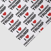 私はトランプ大統領ハートを愛する 薄葉紙 (詳細)