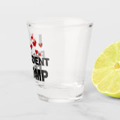 私はトランプ大統領ハート ショットグラス (右)