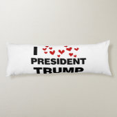 私はトランプ大統領ハート ボディピロー (裏面)