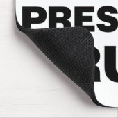 私はトランプ大統領ハート マウスパッド (コーナー)