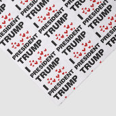 私はトランプ大統領ハート 薄葉紙 (詳細)