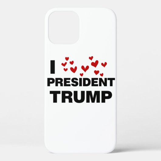 私はトランプ大統領ハート Case-Mate iPhoneケース (裏面)