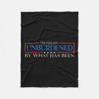 私はトランプ感じの勝利に縛られない フリースブランケット