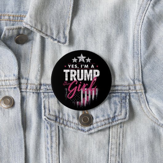 私はトランプ支持者です 許しません 2024年選挙 缶バッジ (インサイチュ)