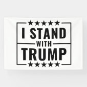 私はトランプ2024と立つ 横断幕 (横)