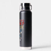 私はトランプ2024に投票している ウォーターボトル (背面)