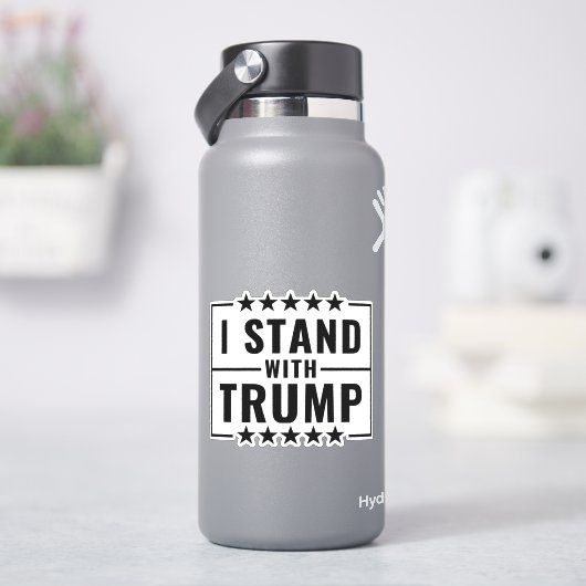 私はトランプ2024のサインで立つ シール (HydroFlask)