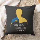 私はトランプ クッション (ブランケット)