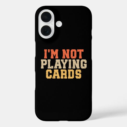 私はトランプ Case-Mate iPhoneケース (裏面)