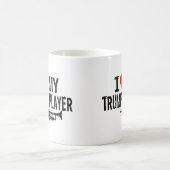 私はトランペット奏者が大好き コーヒーマグカップ (中央)