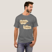 私はトルコのためのハンガリーはです(感謝祭のために空腹な!) Tシャツ (正面フル)