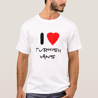 私はトルコのバンを愛します Tシャツ