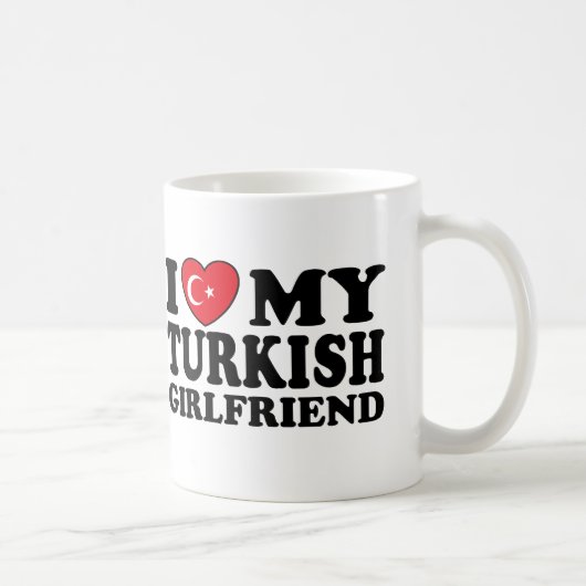 私はトルコ人のガールフレンドが大好き コーヒーマグカップ (右)