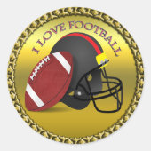 私はトレンディーエレガントモダンサッカー ラウンドシール (正面)