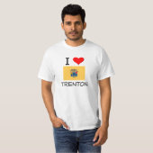 私はトレントンニュージャージーを愛します Tシャツ (正面フル)