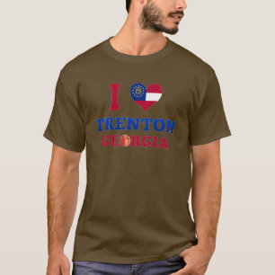 私はトレントン、ジョージアを愛します Tシャツ