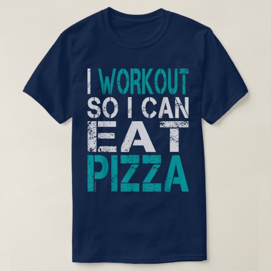 私はトレーニングだからピ食べザが出来る3721518 Tシャツ (デザイン正面)