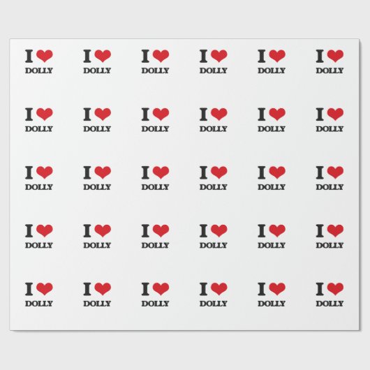 私はトロッコを愛します ラッピングペーパー (フラット)