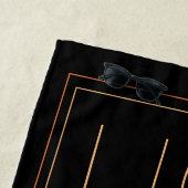 私はトロピカルサンセットが大好き ビーチタオル (インサイチュ)