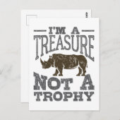 私はトロフィーではなくサイ救ノの宝 ポストカード (正面/裏面)