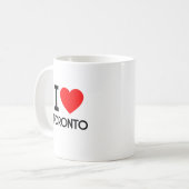 私はトロントが大好き コーヒーマグカップ (正面左)