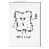 私はトーストを提案 (正面)