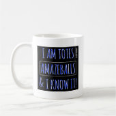 私はトートのAmazeballsのマグです コーヒーマグカップ (左)