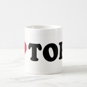 私はトービーを愛します コーヒーマグカップ
