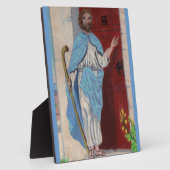 私はドアに立ってノック、イエス・プラーク フォトプラーク (側面)