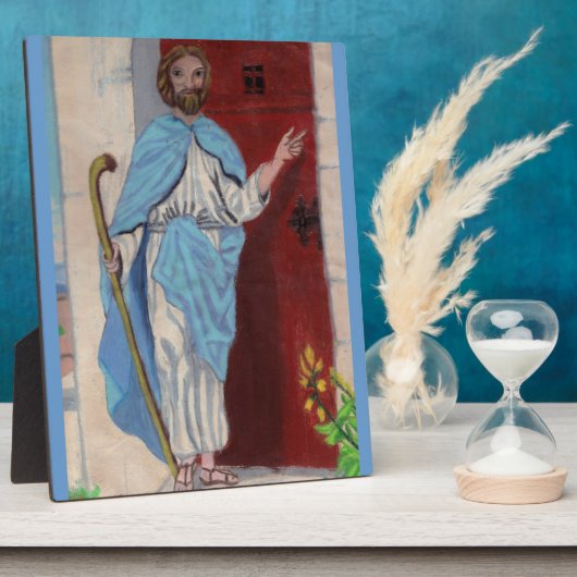 私はドアに立ってノック、イエス・プラーク フォトプラーク (側面)