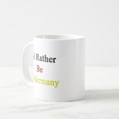 私はドイツにむしろいます コーヒーマグカップ (正面左)