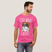 私はドイツのボクサー犬が欲しいようにしている Tシャツ (正面フル)