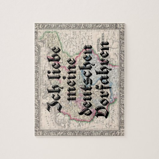 私はドイツの先祖を愛している |カスタムパズル ジグソーパズル (縦)