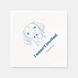 私はドイツの招待され指のナプキン結婚ではなかった スタンダードカクテルナプキン