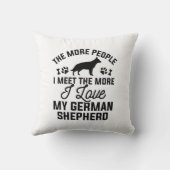 私はドイツの羊飼いが大好き クッション (裏面)