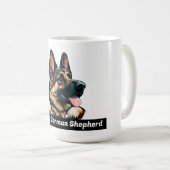 私はドイツの羊飼いが大好き コーヒーマグカップ (正面右)
