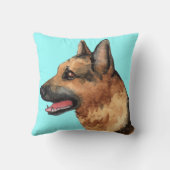 私はドイツの羊飼いが好き クッション (裏面)