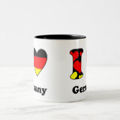 私はドイツの2トーンコーヒーマグが大好き ツートーンマグカップ (中央)