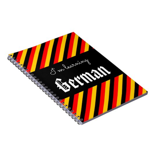 "私はドイツの"ノートを学んでいます ノートブック (右側)