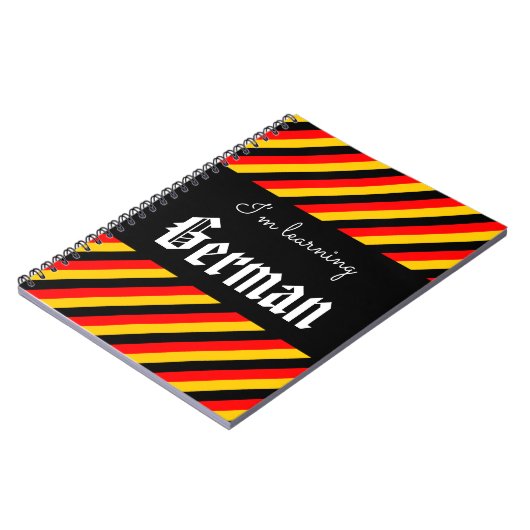 "私はドイツの"ノートを学んでいます ノートブック (左側)